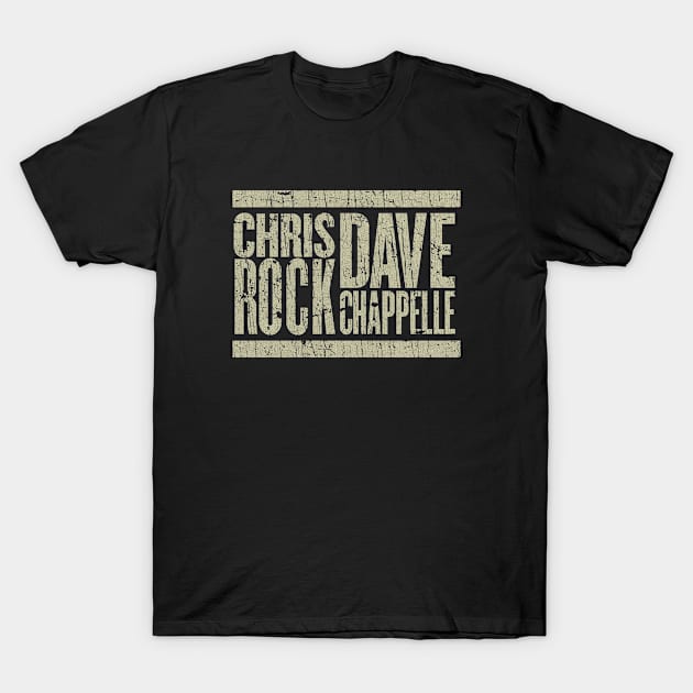 Cris Rock Dave Chappelle - VINTAGE RETRO STYLE T-Shirt by lekhartimah